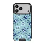 Blue Gaze - iPhone 17 Pro Max Case, Elite Dark (MagSafe) / Silver