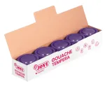 Gua&scaron;as tempera JOVI Scholar, 5vnt. po 35ml, purpurinės sp., vnt.
