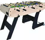 RoGer Wood Football Table Folding 121x61x81 cm