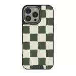Retro Grid - iPhone 16 Pro Max Case, Elite Dark (MagSafe) / Silver