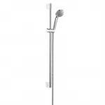 Hansgrohe Crometta 85 &ndash; du&scaron;o komplektas Green 1jet, du&scaron;o strypas UnicaCrometta 0,65 m, chromuotas 27652000