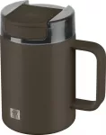ZWILLING THERMO PLUS Terminis puodelis su rankena &ndash; 380 ml, rudas