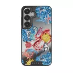 Aegean Affair - Samsung Galaxy S25 Plus Case, Elite Mirror Dark (Magnetic) / Silver