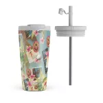 Honolulu - Travel Mug, 500 ml / Flap & Straw Set