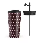 Berry Bliss - Travel Mug, 500 ml / Flap & Straw Set