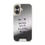 Your Best - iPhone 16 Case, Elite Mirror Light (MagSafe) / Gold