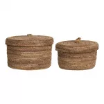 Krep&scaron;iai Desio, 2 vnt., 21/24 x 21/24 x 14/16 cm, Natūrali
