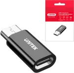 &bdquo;Unitek&ldquo; USB adapteris A1050ABK03 USB-C &ndash; MicroUSB, juodos spalvos (A1050ABK03)