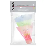 NBL6013 NYLON SHUTTLECOCKS MULTICOLOR 3 PCS. NILS