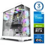 INTOP AQUA i5-14400F 64GB DDR5 1TB SSD M.2 NVME+2TB RTX5070 12GB no-OS