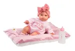 Llorens Lalka 63808 38 cm płacząca Olivia z kocykiem