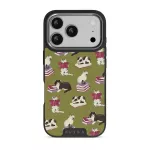 Curious Cat - iPhone 17 Pro Case, Elite Dark (MagSafe) / Gunmetal