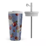 Afternoon Tea - Travel Mug, 500 ml / Flap & Straw Set