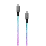 FIXED LED/Gaming USB-C/C 60W cable 1.2m