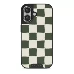 Retro Grid - iPhone 16 Plus Case, Elite Dark (MagSafe) / Gunmetal