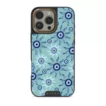 Blue Gaze - iPhone 16 Pro Case, Elite Dark (MagSafe) / Gold