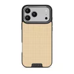 Linen - iPhone 17 Pro Max Case, Elite Dark (MagSafe) / Silver