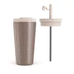 Macchiato - Travel Mug, 500 ml / Flap & Straw Set