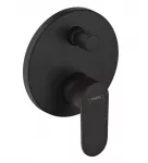 Hansgrohe Vernis Blend &ndash; į sieną įmontuojamas vonios mai&scaron;ytuvas, matinis juodas 71467670