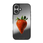 Juicy - iPhone 16 Case, Elite Mirror Dark (MagSafe) / Silver