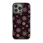 Sleeping Beauty - Snowflakes iPhone 16 Pro Case, Elite Dark (MagSafe) / Silver