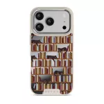 Ex Libris - iPhone 17 Pro Case, Elite Mirror Light (MagSafe) / Silver