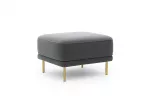 Puffe Nicole / Velluto 18 / Gold Legs