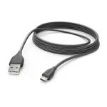 Hama Cable 00201588 / USB-A to Micro-B 3m Black