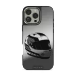 Pit Stop - iPhone 16 Pro Case, Elite Mirror Dark (MagSafe) / Silver