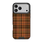 Autumn Plaid - iPhone 17 Pro Max Case, Elite Dark (MagSafe) / Silver