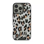 Baby Leo - Leopard iPhone 16 Pro Case, Elite Dark (MagSafe) / Silver