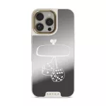 City Lights - iPhone 16 Pro Max Case, Elite Mirror Light (MagSafe) / Gold