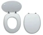 Ferro Prestige &ndash; klozeto dangtis, lakuota MDF plok&scaron;tė, baltas WC/BILAMDF