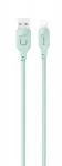 Cable 12W USB-A/Lightning 1.2m green