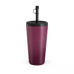 Dark Cherry - Travel Mug, 500 ml / Straw