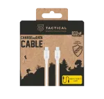 Tactical Stitch Thread USB-C/USB-C Cable 0.3m / white