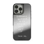 Get It - iPhone 16 Pro Case, Elite Mirror Dark (MagSafe) / Silver
