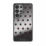 Aqua Mocha - Samsung Galaxy S25 Ultra Case, Elite Mirror Dark (Magnetic) / Silver