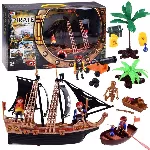 A set of pirate ship figures cannon sound ZA4365