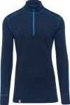 Termo mar&scaron;kinėliai Thermowave vyr. Merino Xtreme ilgom rankovėm su užtrauktuku mėlyni - xl