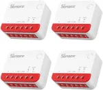 &bdquo;ZigBee&ldquo; technologijos &bdquo;Sonoff MINI-ZBRBS&ldquo; i&scaron;manusis žaliuzių jungiklis (4 vnt. rinkinys)