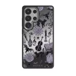 Academy - Samsung Galaxy S25 Ultra Case, Elite Mirror Dark (Magnetic) / Silver