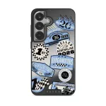 Finish Line - Samsung Galaxy S25 Plus Case, Elite Mirror Dark (Magnetic) / Silver