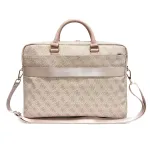 Guess PU 4G Stripe Metal Logo Computer Bag 16"