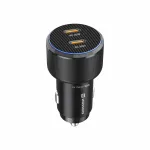 Swissten PD 2x USB-C Car Charger 50W with USB-C - USB-C Cable 1m