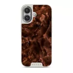 Toasted Chestnut - Brown iPhone 16 Case, Elite Light (MagSafe) / Silver