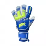 &bdquo;4Keepers Champ VII HB Junior&ldquo; vartininko pir&scaron;tinės, mėlynos ir žalios fluorescencinės spalvos, 4