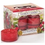 Yankee Candle Red Raspberry Candle (raspberries) - Aromatic tea candles (12 pcs), 9.8g