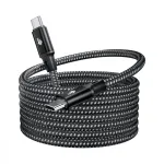 Magnetic cable USB C - USB C 1 m black