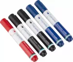 Topwrite Topwrite &ndash; 5 vnt. nuolatinio ra&scaron;alo žymeklių rinkinys (juodas/mėlynas/raudonas)